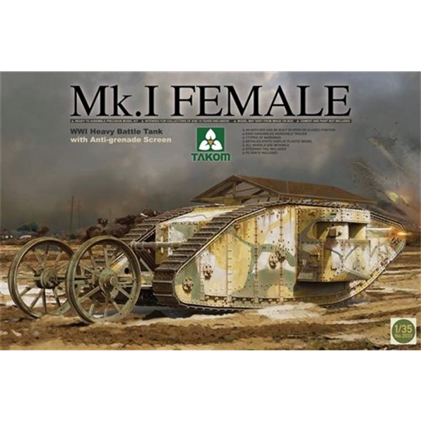 WWI British Mk I Female Tank