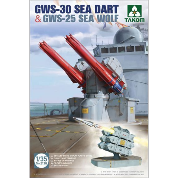 GWS-30 Sea Dart and GWS-25 Sea Wolf