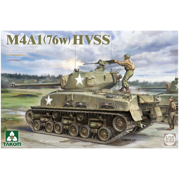 M4A1(76w) Sherman HVSS Medium Tank US Army