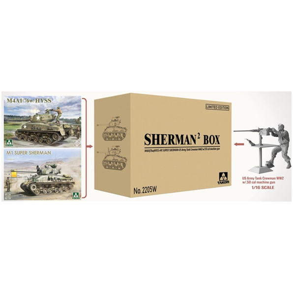 Sherman Big Box Limited Edition (2 Tanks + Figure)