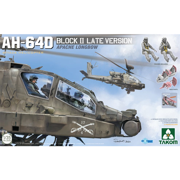 US AH-64D Apache Longbow Attack Helicopter Block II Late