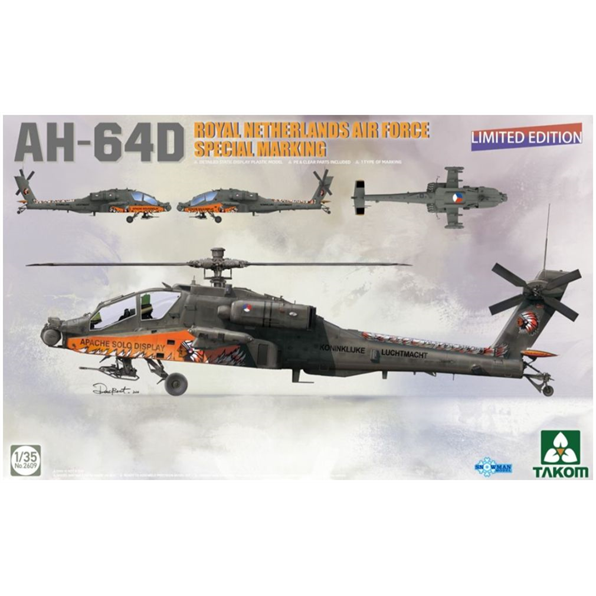 AH-64D Apache Longbow Helicopter Royal Netherlands