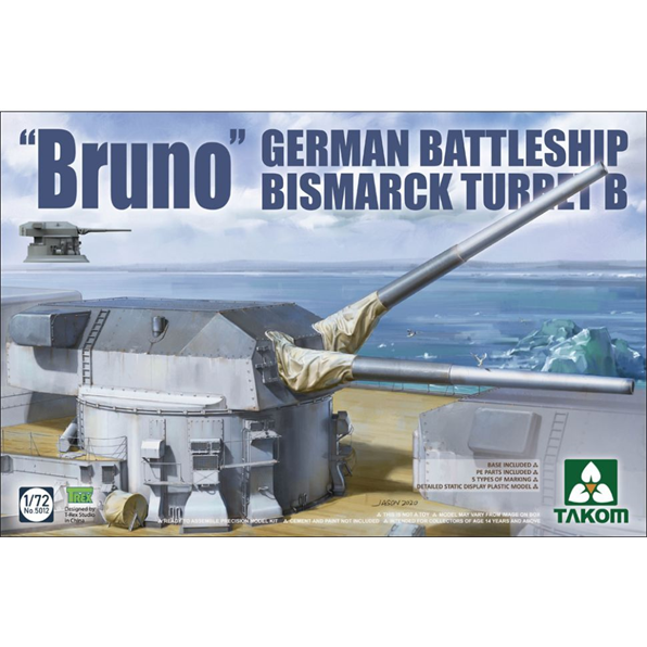 German Battleship Bismarck Turret B Bruno
