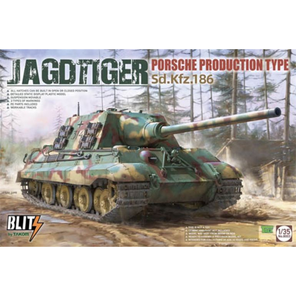 SdKfz 186 Jagdtiger Porsche Production Type Blitz