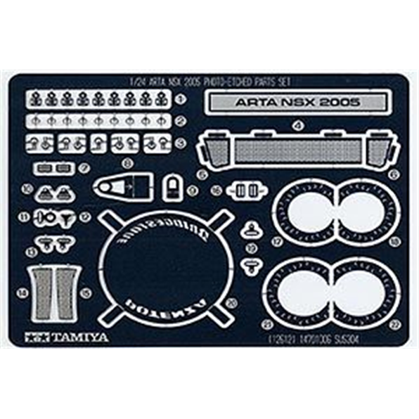 ARTA NSX Photo Etch Parts