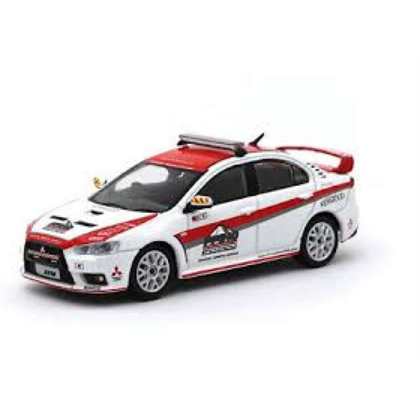 Mitsubishi Evo X Pikes Peak Safety Car White/Red