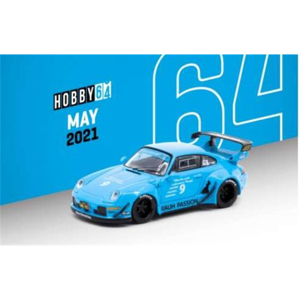 Porsche RWB 993 #9 Rauh Passion Blue