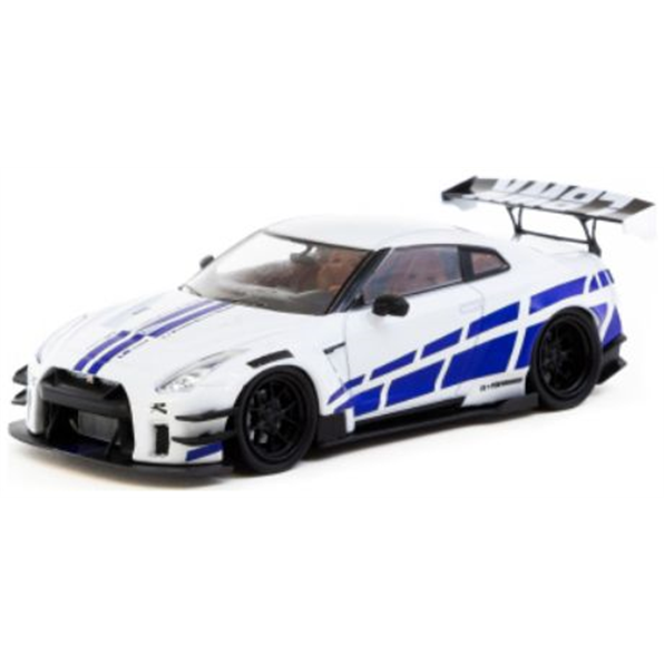 Nissan GT-R (R35) LB Work Type 2 White Blue