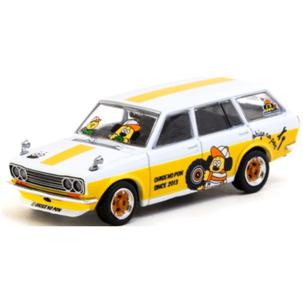 Datsun Bluebird 510 White/Yellow Ohige No Pon