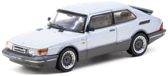 Voiture Miniature Tarmac Works Saab 900 Turbo Silver - Échelle 1:64, Environ 6 Cm, Neuve