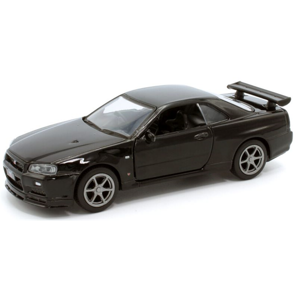 Nissan GT-R34 V-Spec II - Black Lights and Sound and Pull Back