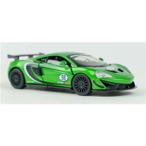 McLaren 570S GT4 #98 - Green Lights and Sound and Pull Back