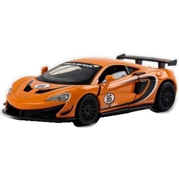 McLaren 570S GT4 - Orange Lights and Sound and Pull Back