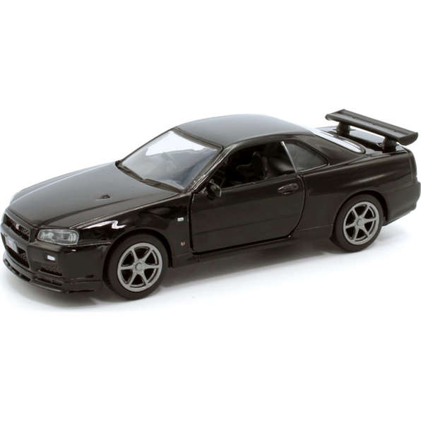 Nissan GT-R34 V-Spec II - Black Pull Back