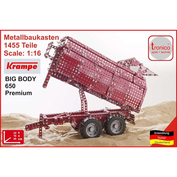 Krampe Big Body 650 Tipping Trailer (1,455 Parts)