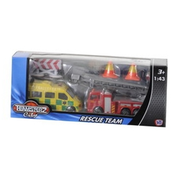 Rescue Team (Fire Engine and Ambulance)72mm