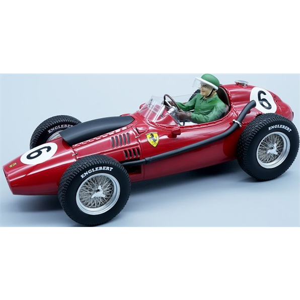 Ferrrai Dino 246 F1 GP Morocco 1958 #6 Mike Hawthorn w/Driver Figure