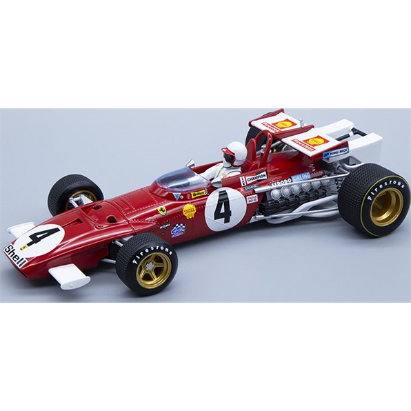 Ferrari 312B 1970 Winner GP Italia #4 Clay Regazzoni w/Driver Figure