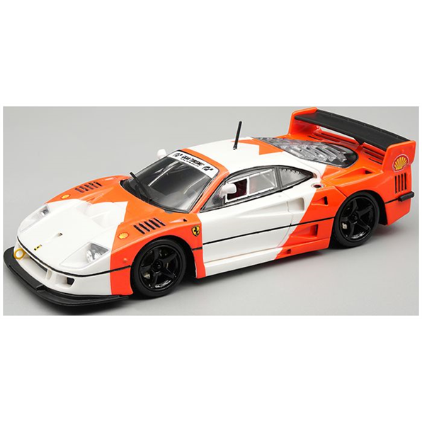 Ferrari F40 LM 1996 Red and White w/Black Wheels