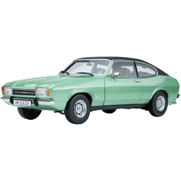 Ford Capri II Ghia 3.0 (1974 - 1977) Mediteran Green w/Vinyl Top Black