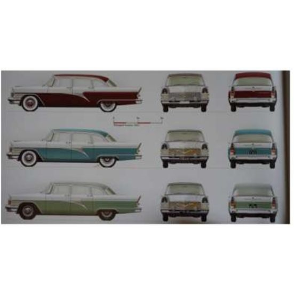 Gaz 13 Seagull Green/White 1959