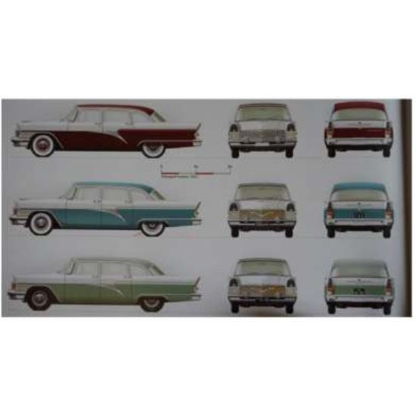 Gaz 13 Seagull Red/White 1959