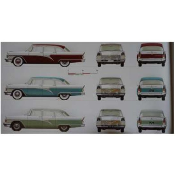 Gaz 13 Seagull Turquoise/White 1959