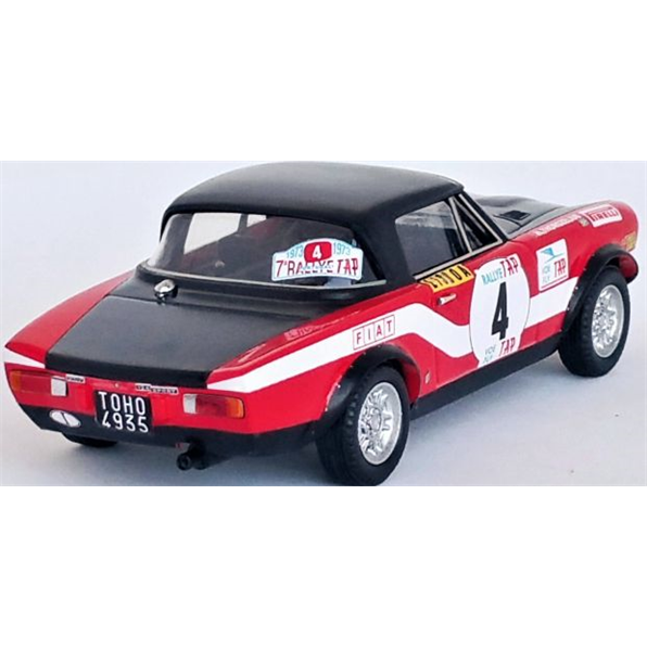 Fiat 124 Abarth Rallye Tap Rally 1973 #4 Bjorn Waldegaard/Hans Thorszelius