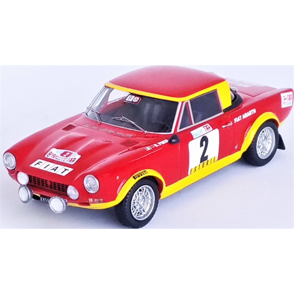 Fiat 124 Abarth Rallye 1st Tap Rally 1974 #2 Raffaele Pinto/Bernacchini