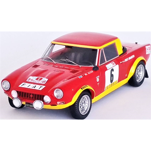 Fiat 124 Abarth Rallye 3rd Tap Rally 1974 #6 Markku Alen/Ilkka Kivimaki