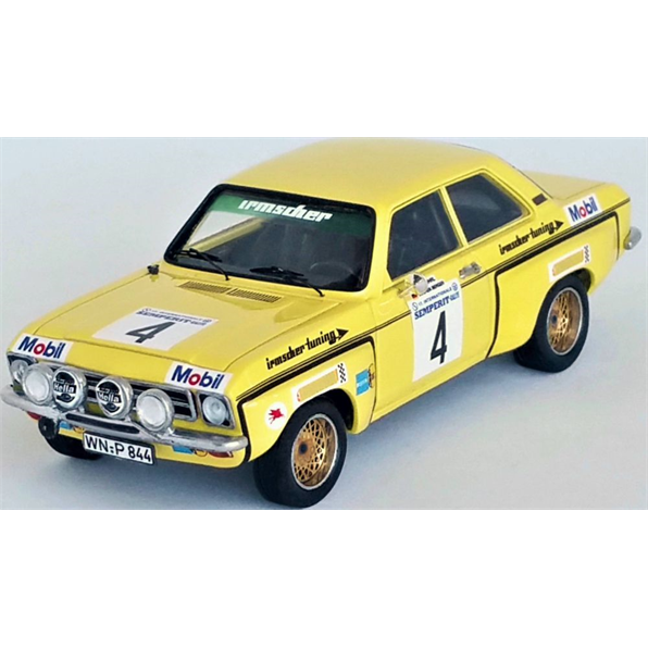 Opel Ascona 2nd Semperit Rally 1973 Walter Rohrl/Jochen Berger
