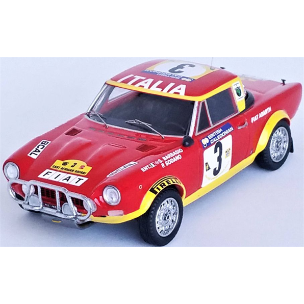 Fiat 124 Abarth Rallye East African Safari 1974 #3 Sergio Barbasio/Piero Sodano