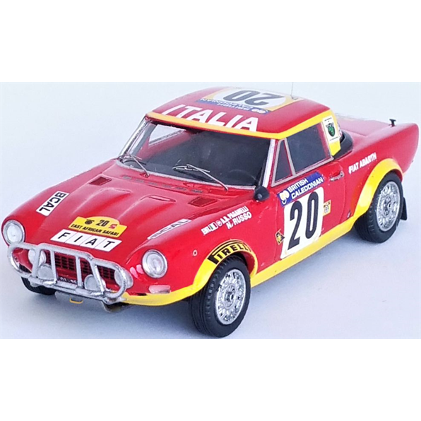 Fiat 124 Abarth Rallye East African Safari 1974 #20 Alcide Paganelli/Ninni Russo