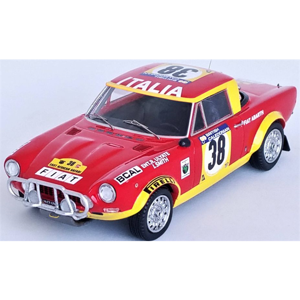 Fiat 124 Abarth Rallye 10th East African Safari 1974 #38 Robin Ulyate/Ivan Smith