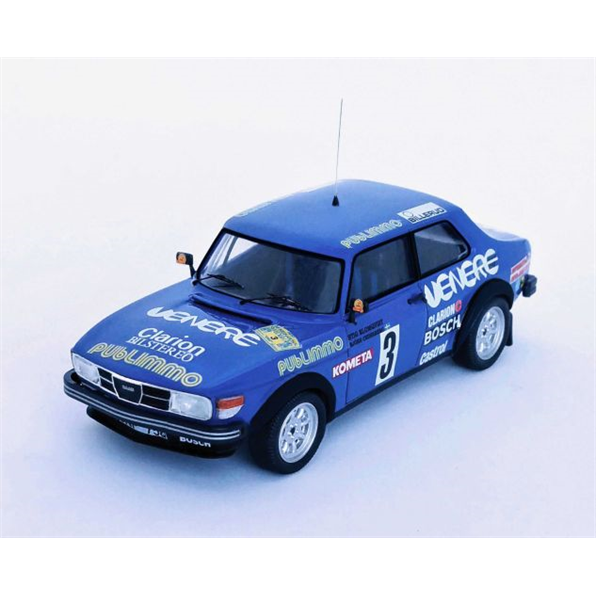 Saab 99 5th Swedish Rally 1981 Stig Blomqvist/Bjorn Cederberg