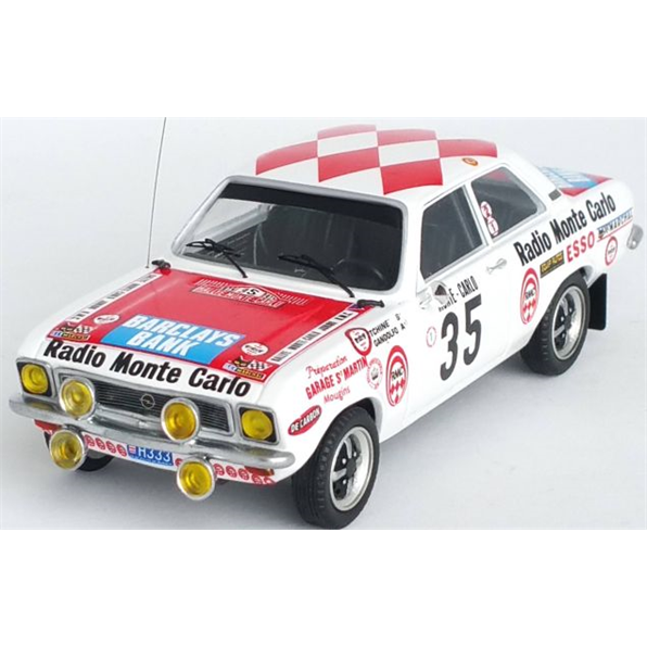 Opel Ascona 14th Monte Carlo Rally 1975 'Tchine'/Pierre Gandolfo