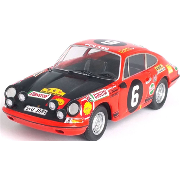 Porsche 911S East African Safari 1970 #6 Sobieslaw Zasada/Mieczys?aw Sochacki