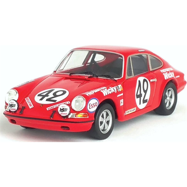 Porsche 911T 24h Le Mans 1969 #42 Andre Wicky/Edgar Berney