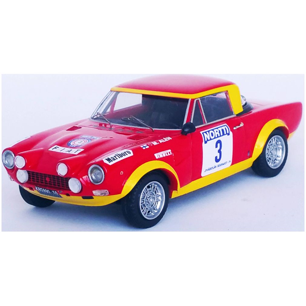 Fiat 124 Abarth Rallye 3rd 1000 Lakes Rally 1974 #3 Markku Alen/Ilkka Kivimaki