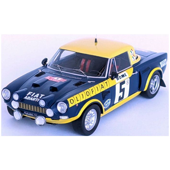 Fiat 124 Abarth Rallye 8th Monte Carlo Rally 1976 #5 Roberto Cambiaghi/B. Scabini