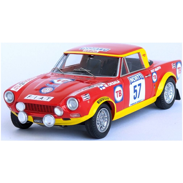 Fiat 124 Abarth Rallye 1000 Lakes Rally 1974 Marketta Oksala/Terttu Aho
