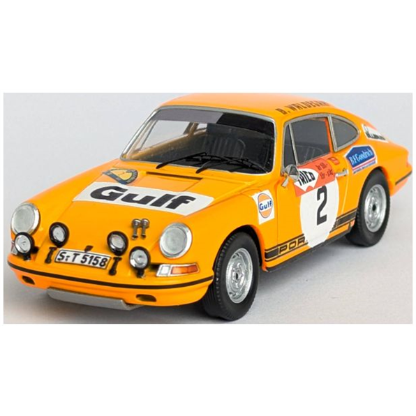 Porsche 911s 1st Swedish Rally 1970 Bjorn Waldegaard/Lars Helmer