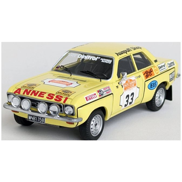 Opel Ascona 8th (1st Gr.2) Sanremo Rally 1975 Georg Fischer/Harald Gottlieb