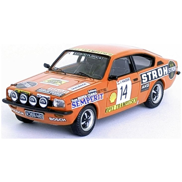 Opel Kadett GT/E 2nd Janner Rally 1977 Sepp Haider/Jorg Pattermann