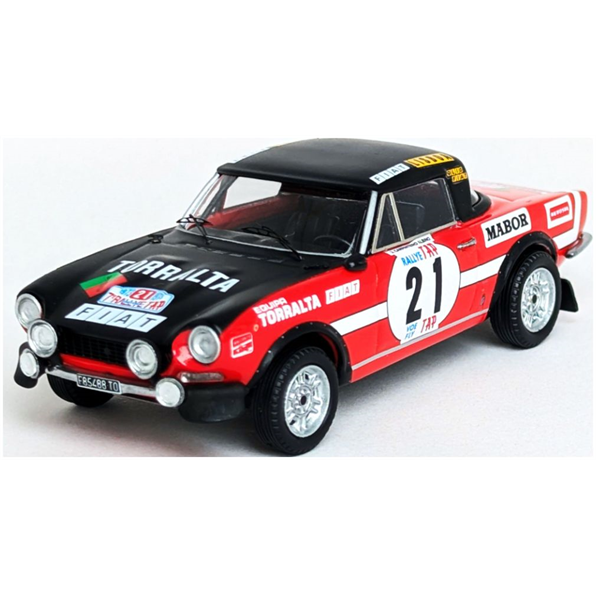 Fiat 124 Sport Spider 1600 Tap Rally 1973 J. Carpinteiro Albino/F Carpinteiro Albino