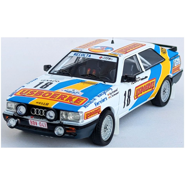 Audi Coupe Quattro Boucles de Spa 1987 Guy Grammet/Patrik Verheyden