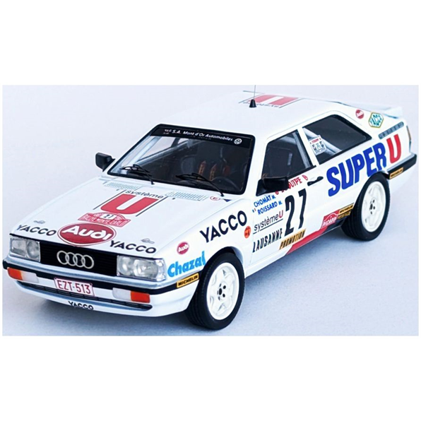 Audi Coupe Quattro Monte Carlo Rally 1987 Maurice Chomat/Michel Roissard