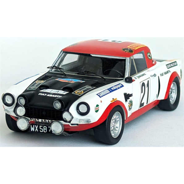 Fiat 124 Abarth Rallye 3rd Sachs Baltic Rally 1975 A. Jaroszewicz/R. Zyszkowski