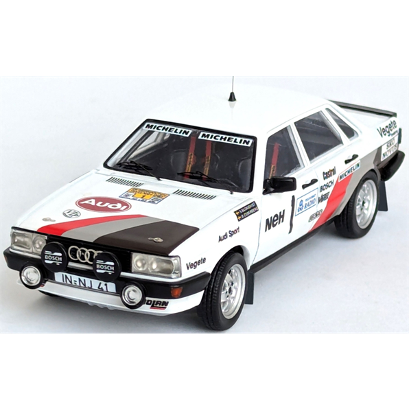 Audi 80 Quattro 2nd Rally of Sweden 1983 Stig Blomqvist/Bjorn Cederberg