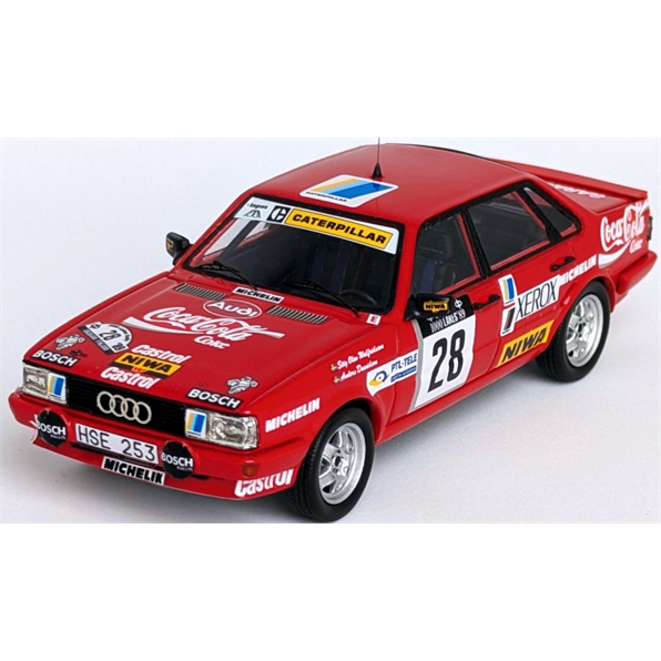 Audi 80 Quattro 8th 1000 Lakes Rally 1989 Stig-Olov Walfridsson/Anders Dawidson